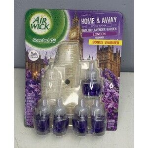 Air Wick Home & Away LONDON Scented Oils Limited Edition English Lavander Garden